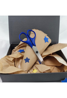 Bastelschere Komfort spitz in Geschenk..