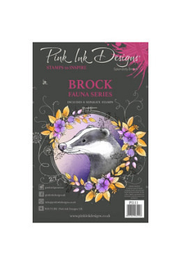 Silikonstempel Set Dachs