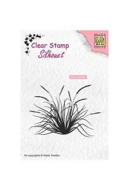 Silikonstempel "Blühendes Gras "