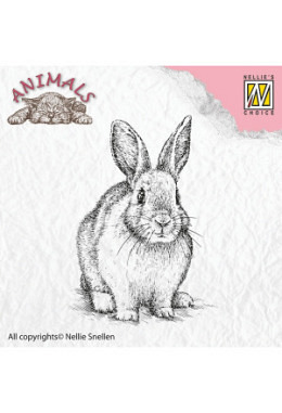 Silikonstempel "Hase" einzeln