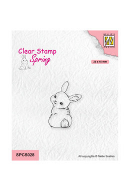 Silikonstempel "Süsser Hase 3"