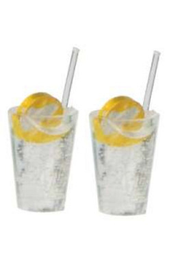 Limonadenglas mit Zitrone (1 Stk)