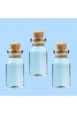 Mini Glasröhrchen mit Korkdeckel