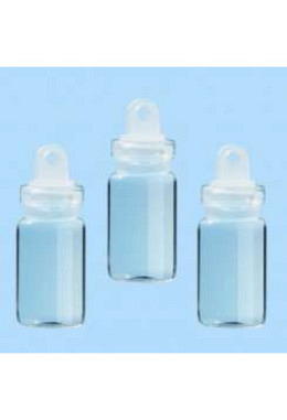 Glasröhrchen mit Kunststoffdeckel