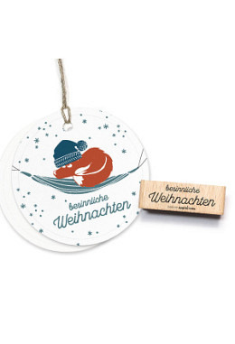 Stempel "Besinnliche Weihnachten"