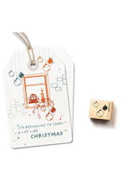 Ministempel "Weihnachtskugeln"