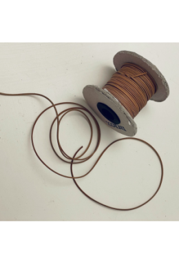 Lederschnur hellbraun 1mm