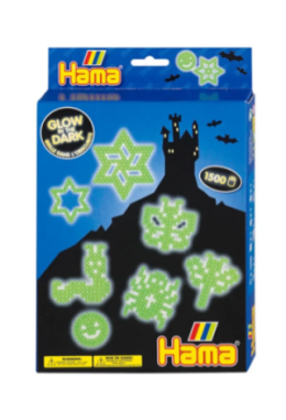 Bügelperlen Glow in the Dark