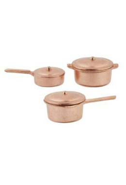 Topfset Messing 3 teiig