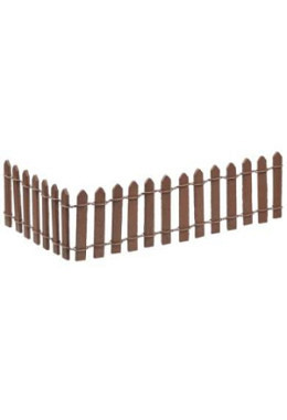 Gartenzaun braun 25x5 cm