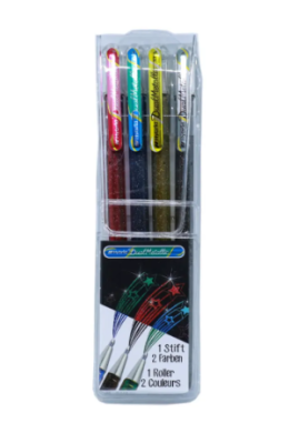 Glitzerstifte 4 Farben