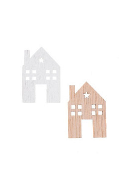 Haus weiss und natur