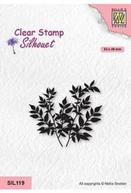 Stempel "Zweige mit Blätter"