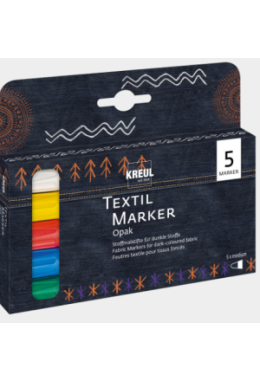 Stoffmalstifte für dunkle Stoffe von K..