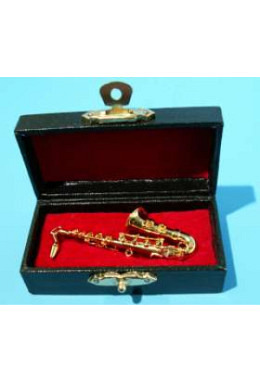 Miniatur Saxophon im Koffer 6cm