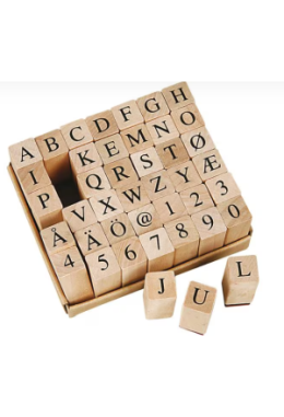 Stempelset ABC und Zahlen