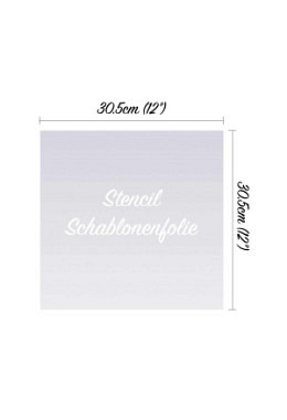 Mylar Schablonenfolie