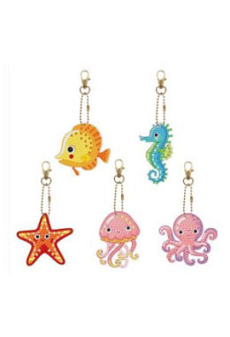 Diamond Painting Anhänger Meerestiere