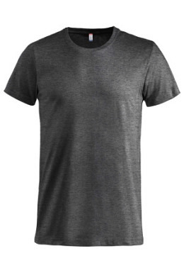Basic T-Shirt Anthrazit-meliert Gr. M