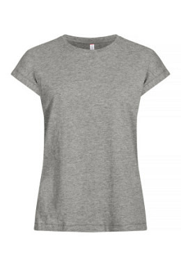 Fashion Top Woman T-Shirt Graumeliert ..