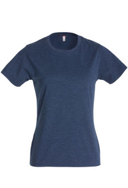 New Classic T-Shirt Ladies Blaumeliert..