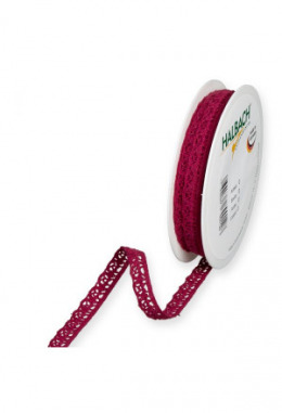 Häkelspitze bordeaux 10mm