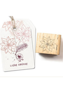 Stempel "Weihnachtsstern Outline"