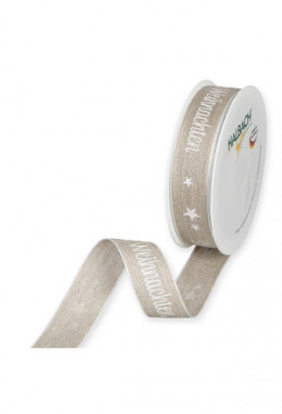 Leinendruckband "Schöne Weihnachten" 2..