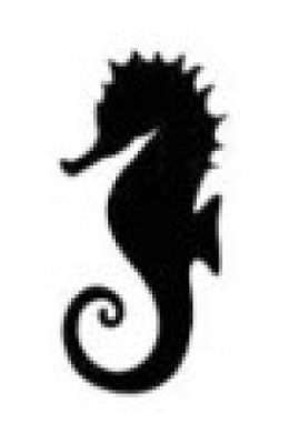 Ministempel "Seepferdchen links"