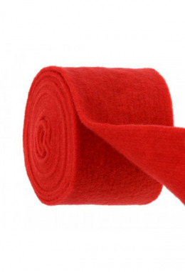 Band Filzband dunkelrot