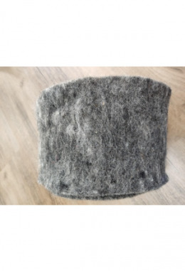 Band Filzband dunkelgrau