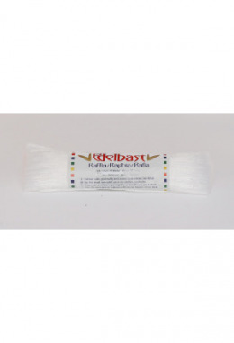 Edelbast glänzend weiss