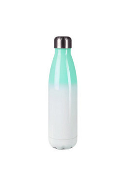 Edelstahl Thermosflasche aqua/weiss 50..