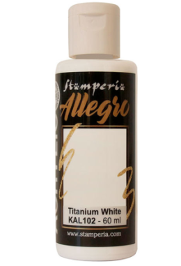 Acrylfarbe Allegro Set "Titanium weiss"