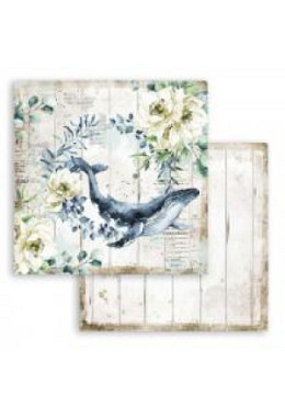 Designpapier "Sea Dream Whale"