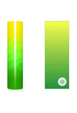 Vinyl Farbwechselfolie kalt "gelb zu g..