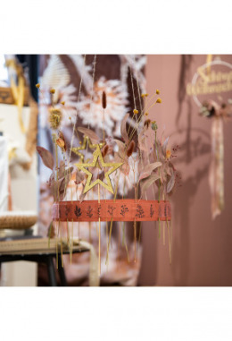 Druckband "Zweige" mit Schlaufen 43mm