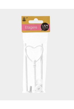 Etagere weiss Herz
