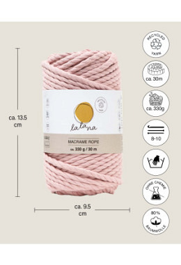 Macrame Rope zum Weben und Knüpfen, Po..