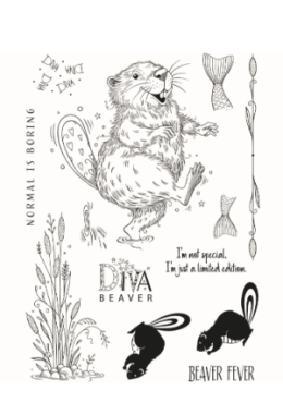 Silikonstempel Set Biber