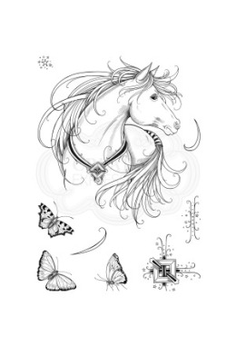 Silikonstempel Set Mustang Harry