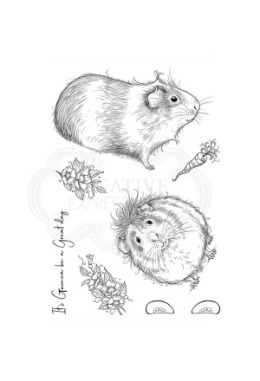 Silikonstempel Set Meerschweinchen