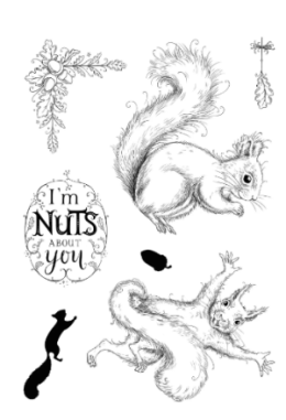 Silikonstempel Set Eichhörnchen