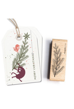 Stempel "gebogener Tannenbaum"