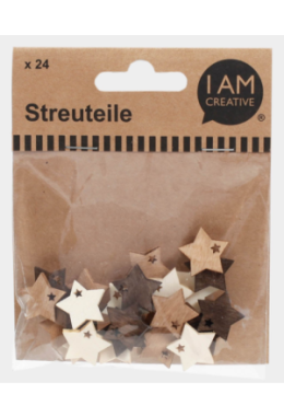 Holzstreuteile "Stern"