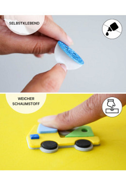 Moosgummi Blumen Foamy