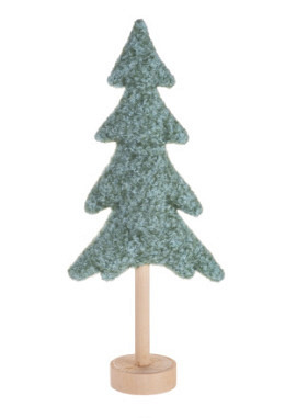 Tannenbaum Plüsch petrol gross