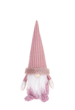Wichtel sitzend rosa