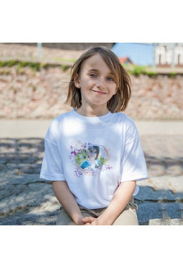 Kinder Basic T-Shirt Gr. 152 weiss für Sublimation
