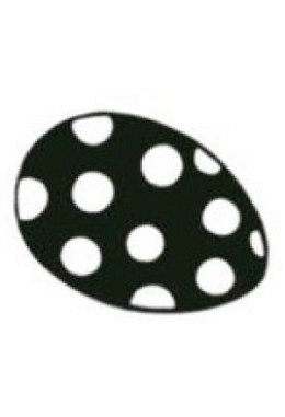 Ministempel "Osterei gepunktet"